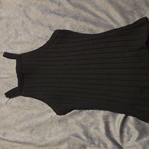 SHEIN Black Ribbed Tank Top Size S